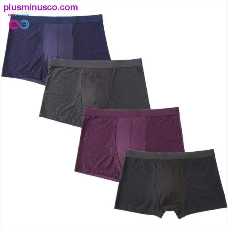 4pcs/Lot Men's Panties Male Underpants Man Pack Shorts