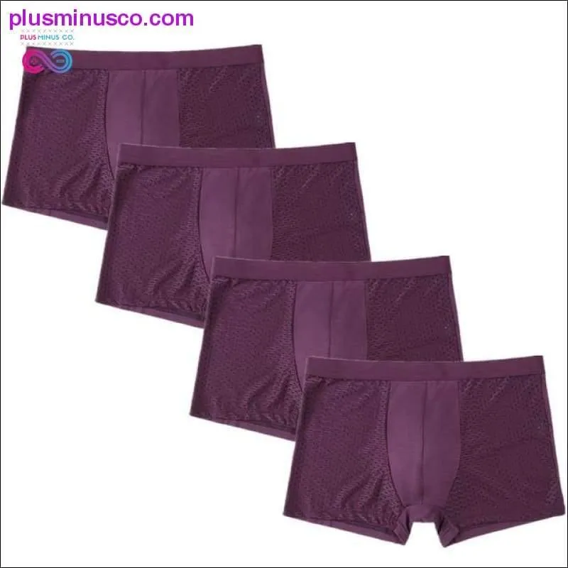 4pcs/Lot Men's Panties Male Underpants Man Pack Shorts