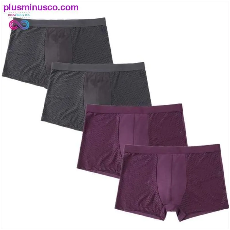 4pcs/Lot Men's Panties Male Underpants Man Pack Shorts