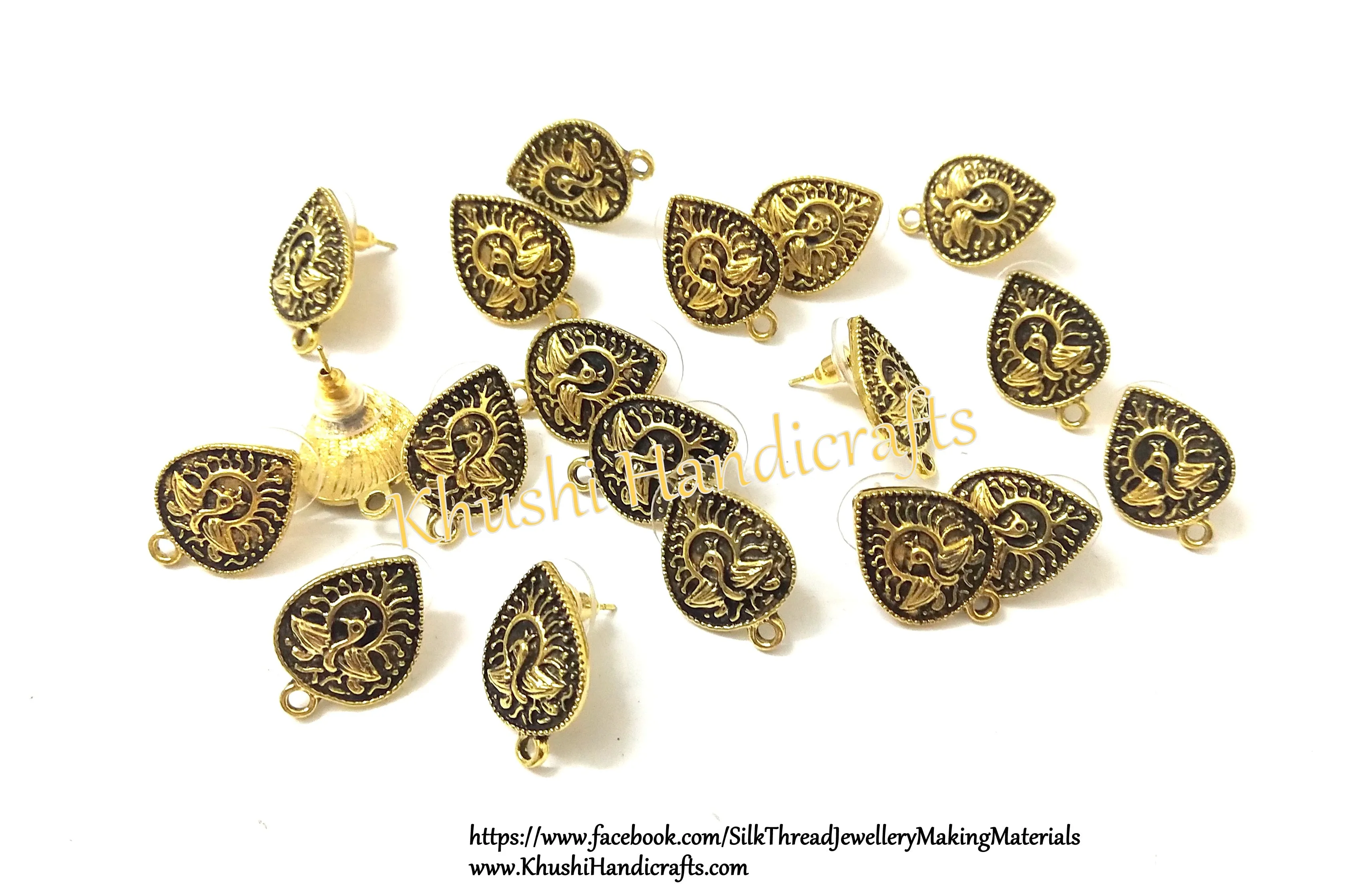 Antique Gold Designer studs -ST74