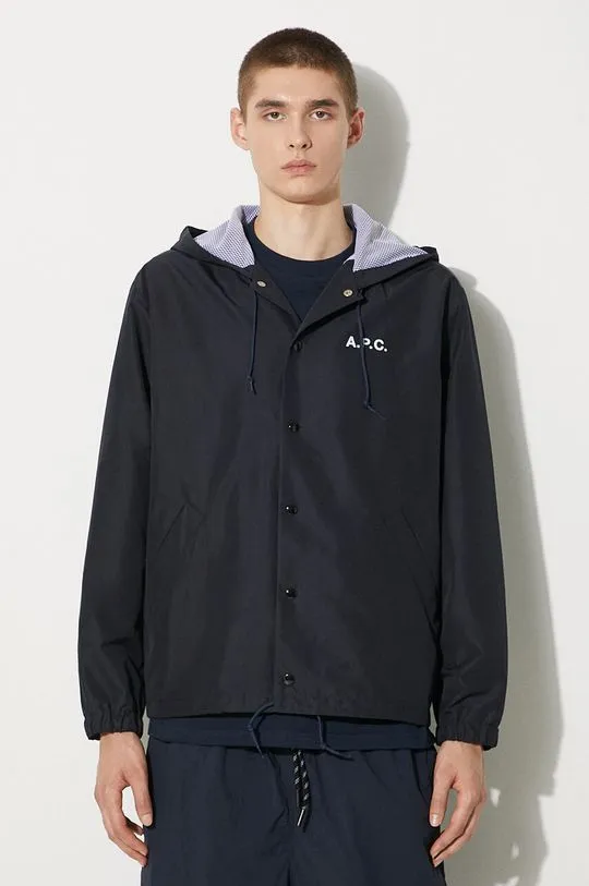 A.P.C. jacket Blouson Greg men's navy blue color PSAHP-H02808 DARK NAVY