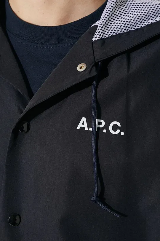 A.P.C. jacket Blouson Greg men's navy blue color PSAHP-H02808 DARK NAVY