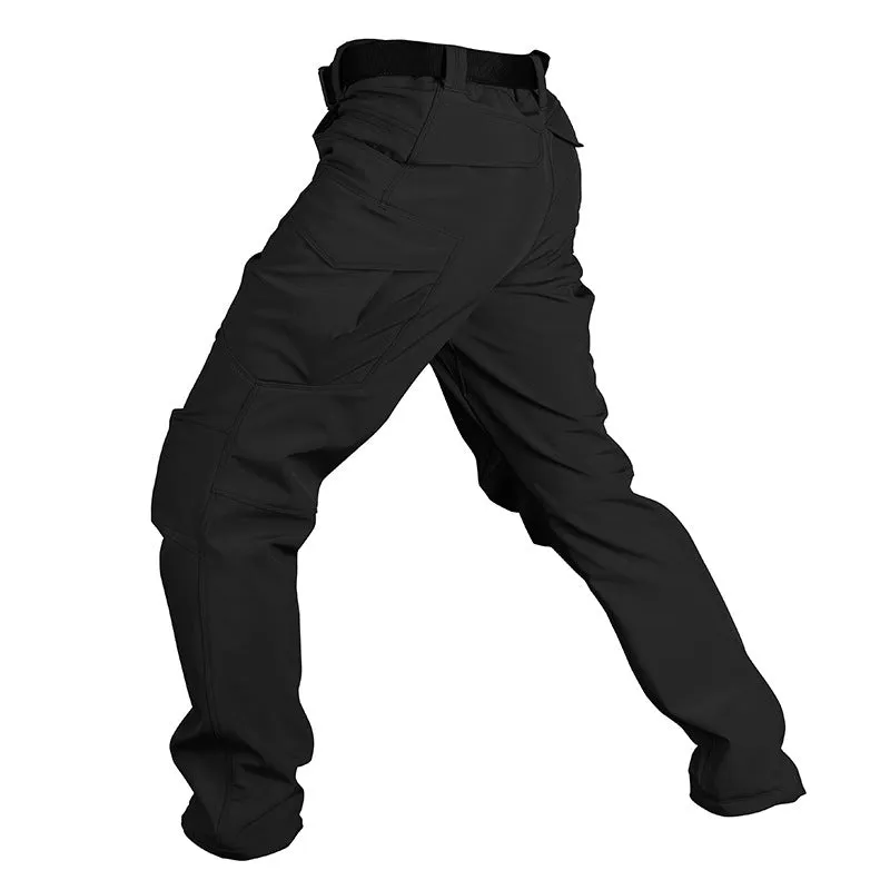 Archon Softshell Waterproof Tactical Pants for Winter Black