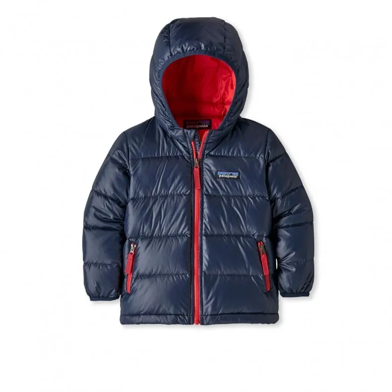 Baby Patagonia Hi-Loft Down Sweater Hoody Jacket (New Navy)