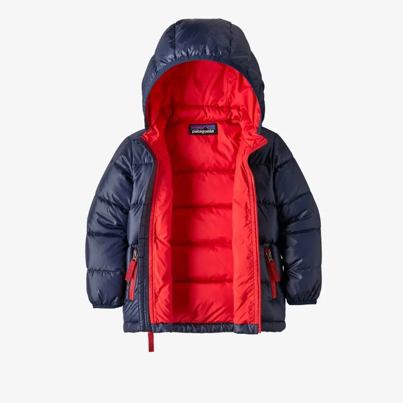 Baby Patagonia Hi-Loft Down Sweater Hoody Jacket (New Navy)