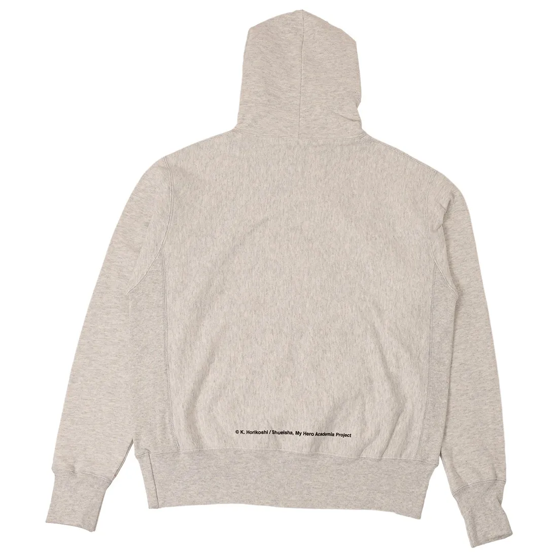 BAIT x Champion x My Hero Acadamia Men Uraraka Reverse Weave Hoody (gray)