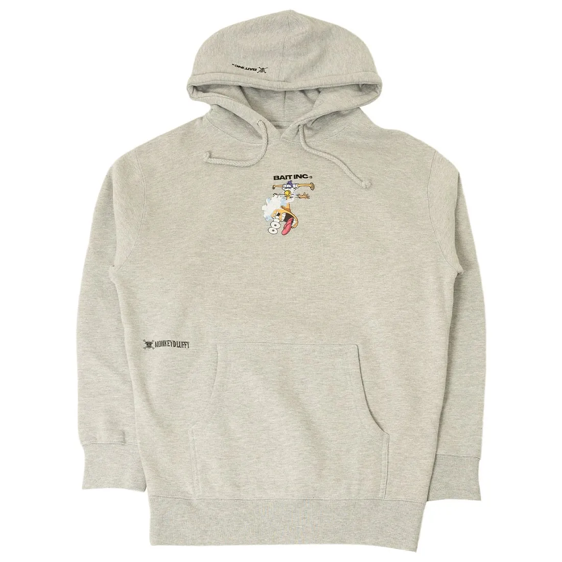 BAIT x One Piece Men Monkey D Luffy Hoody (gray)