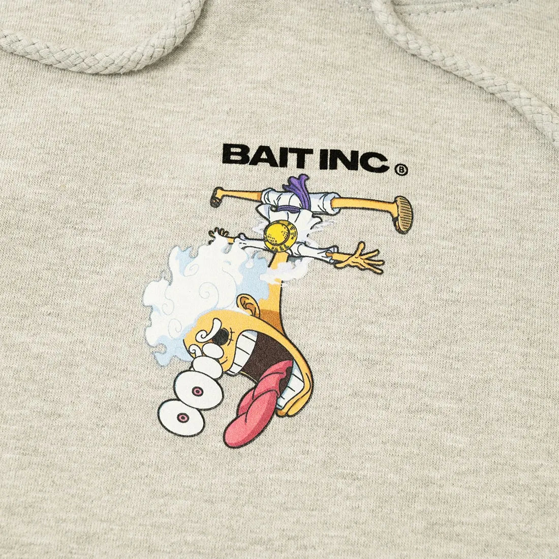 BAIT x One Piece Men Monkey D Luffy Hoody (gray)