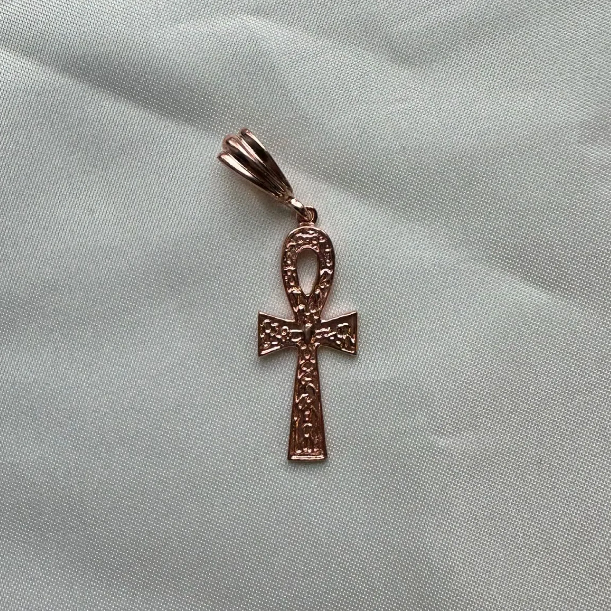 Better Jewelry Copper Etched Ankh Pendant