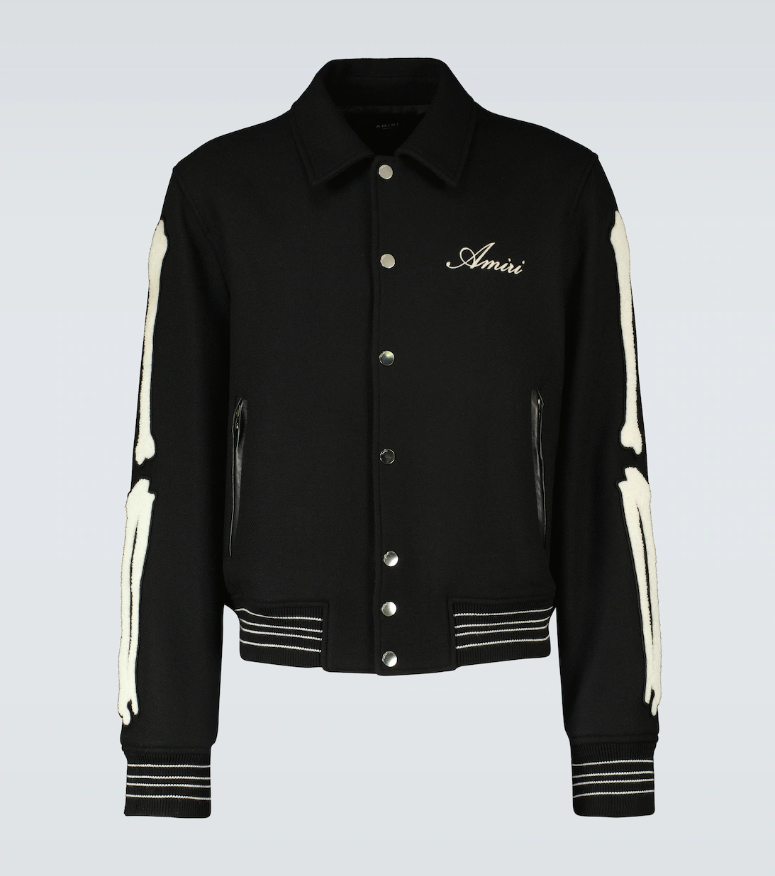 Black Amiri Varsity Jacket - William Jacket