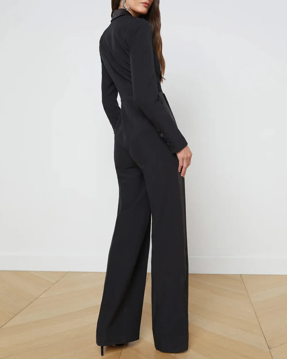 Black Bora Tux Jumpsuit