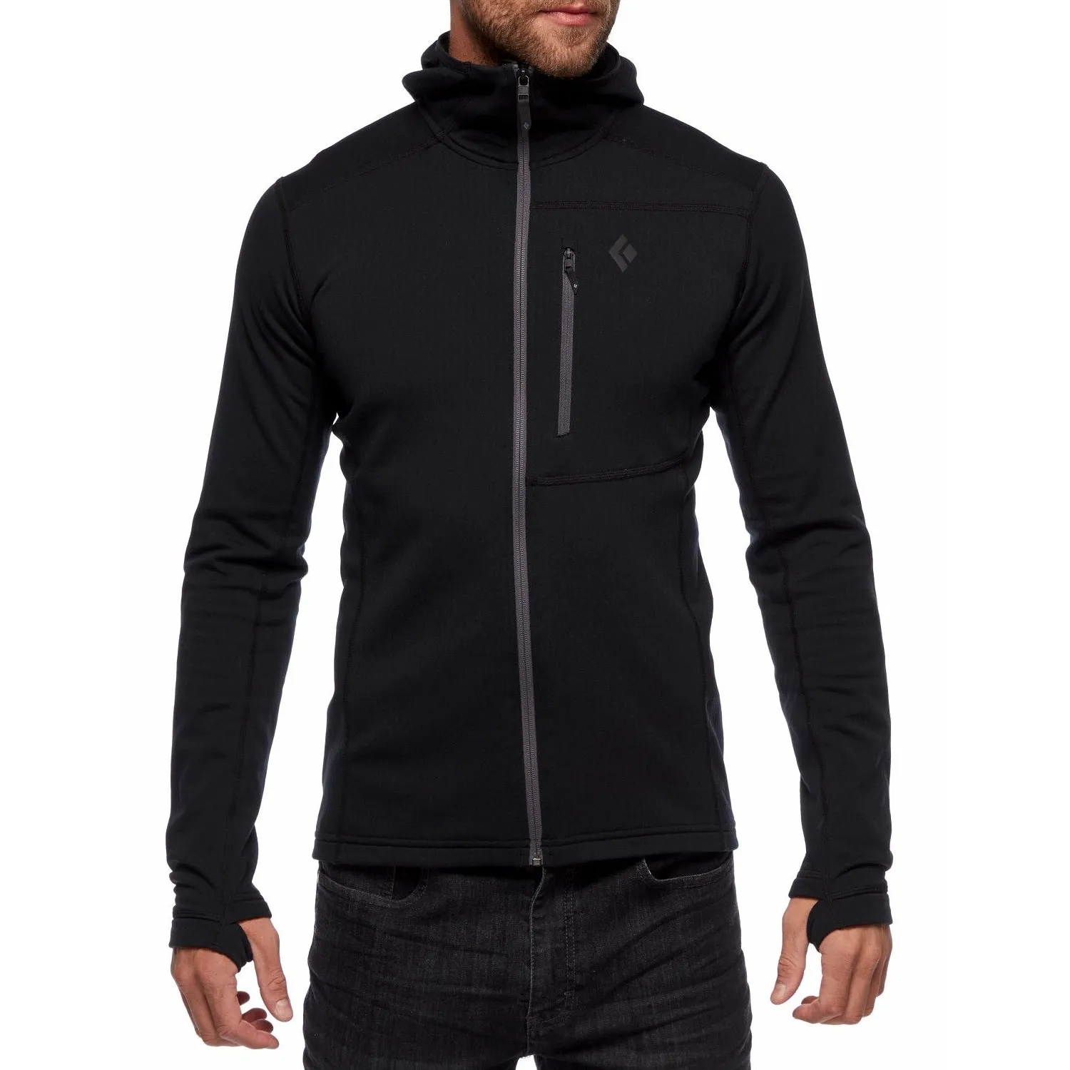 Black Diamond Men's Coefficient Fleece Hoody Black | Buy Black Diamond Men's Coefficient Fleece Hoody Black here | Out