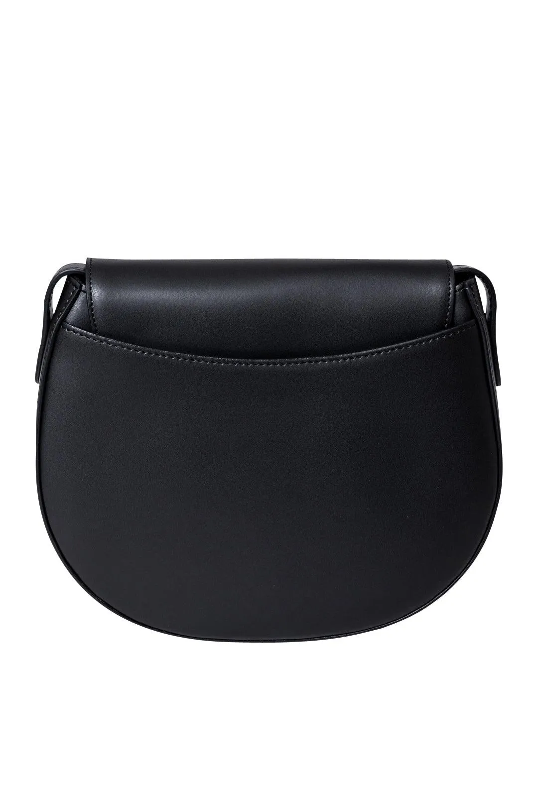 Black Maccheroni Saddle Bag