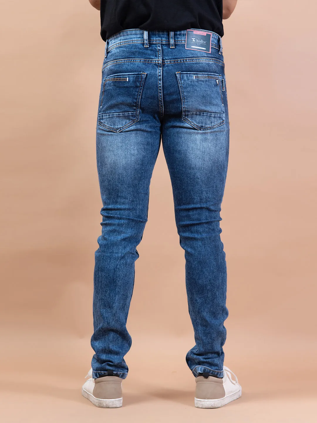 Blue Skinny Fit Stretchable Men's Jeans