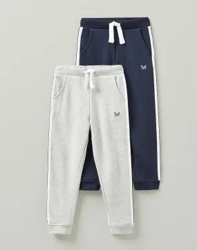 Boys' 2 Pack Side Stripe Jogger from Crew Clothing Company