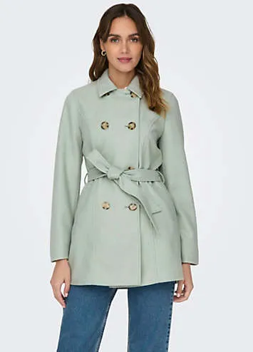 Buttoned Trench Coat by Only | Look Again