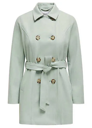 Buttoned Trench Coat by Only | Look Again