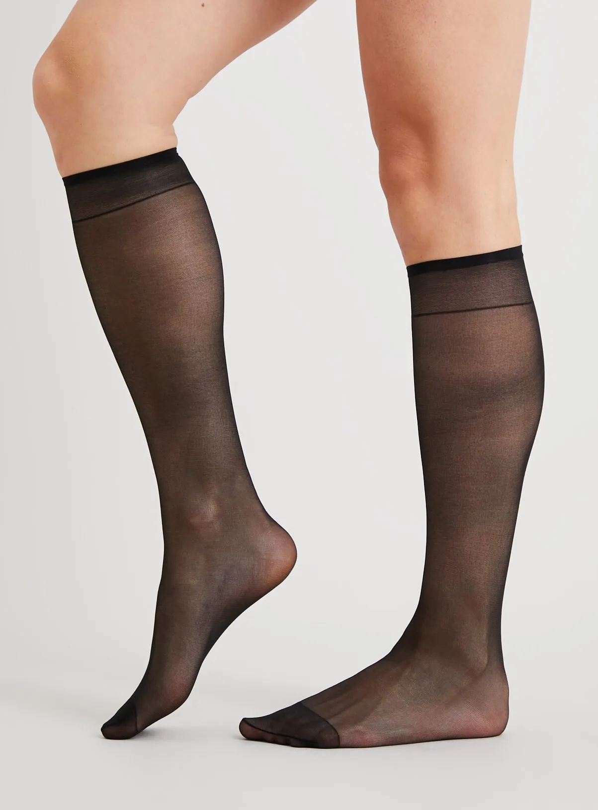 Buy Black 15 Denier Knee High Tights 5 Pack One Size | Tights | Tu