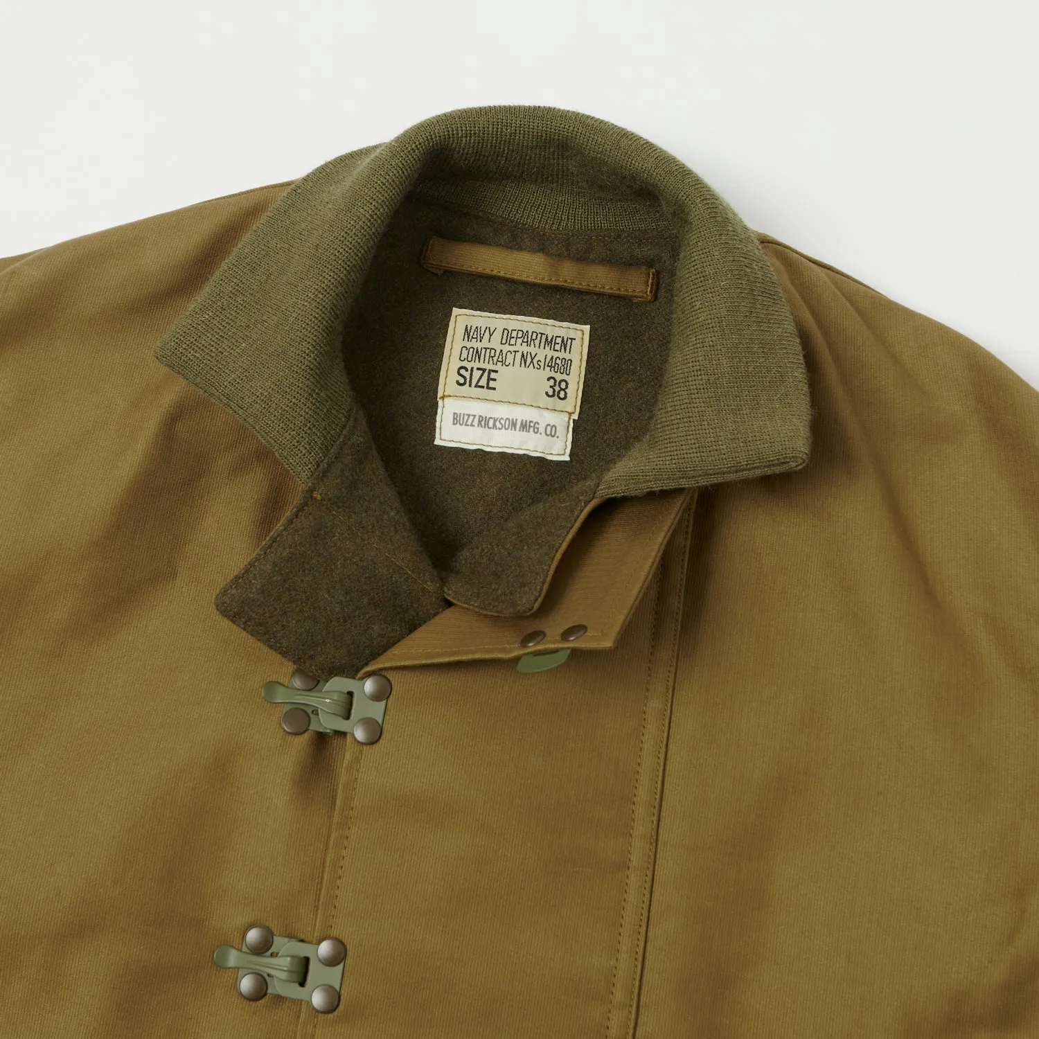 Buzz Rickson's U.S. Navy Deck Hook Jacket - Khaki