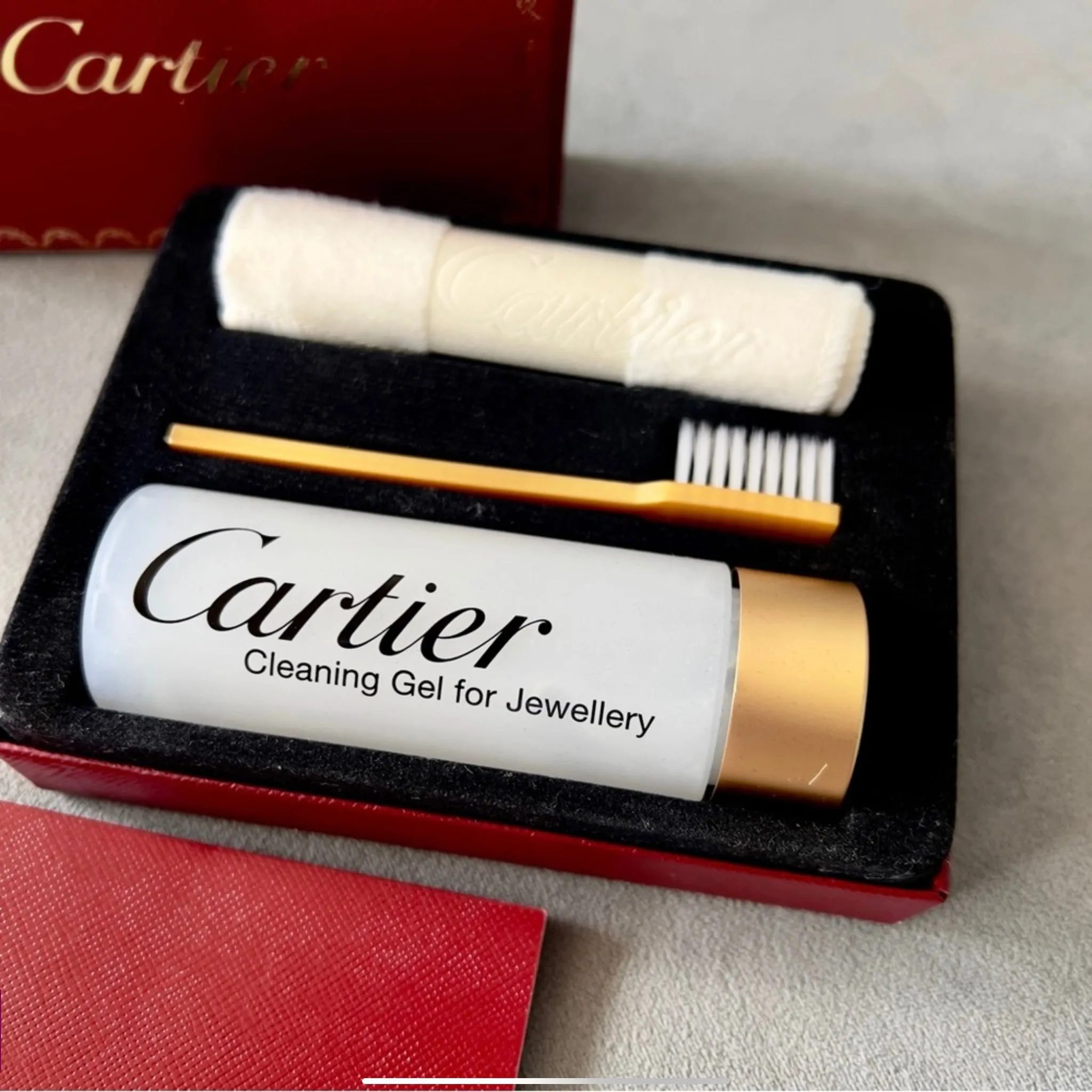 CARTIER Jewelry Cleaning Kit 5x3.75x2 inches