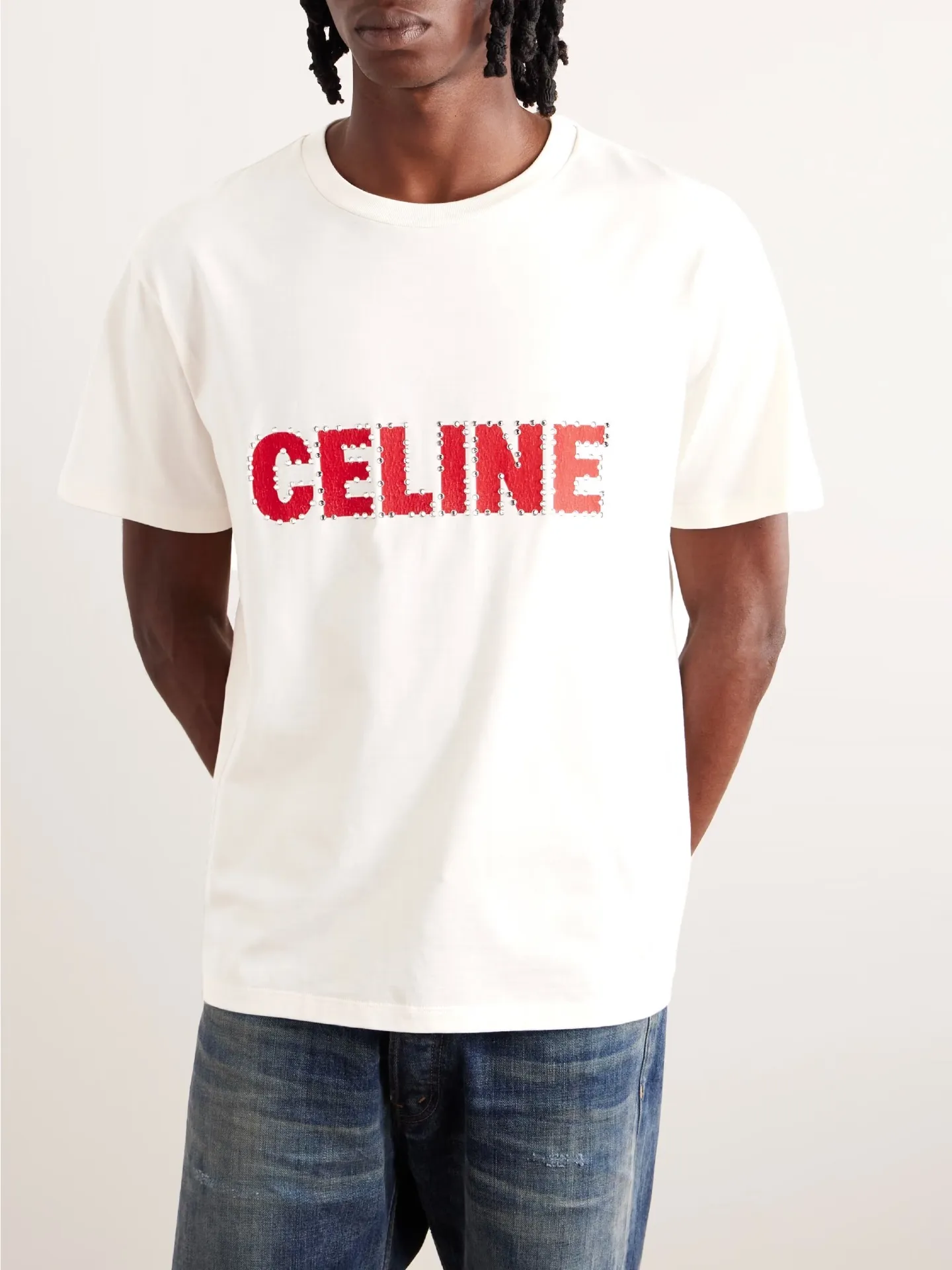 CELINE  |celine loose T-shirt in cotton jersey