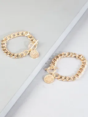 Chain Bracelet With Charm