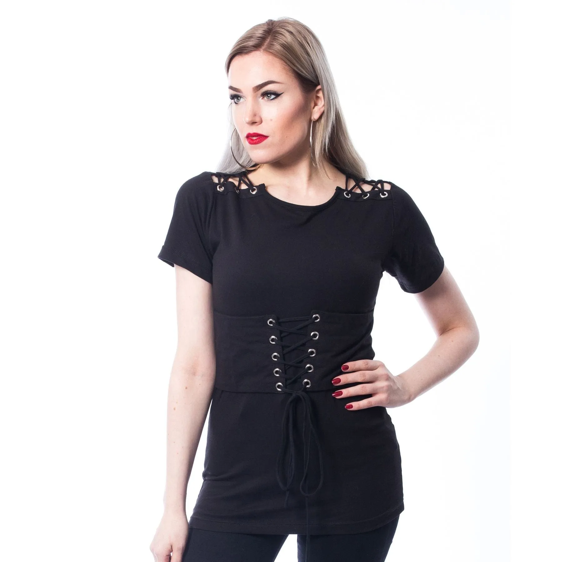 CHAR TOP - BLACK