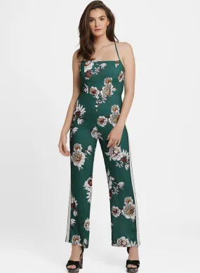 Cheryl Printed Criss Cross Back Jumpsuit