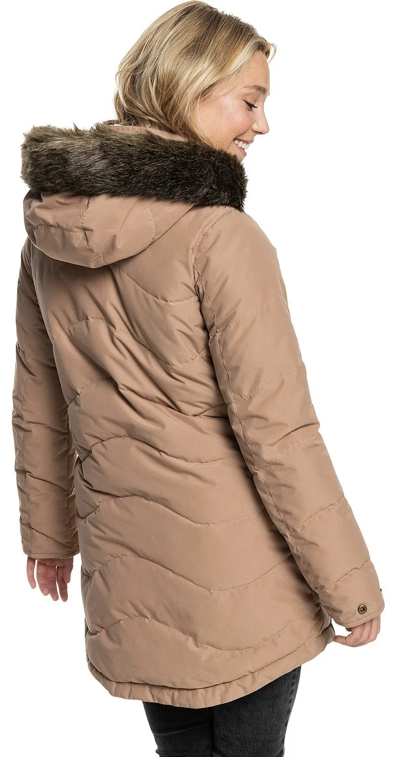 coat Roxy Ellie - CMA0/Woodsmoke - women´s