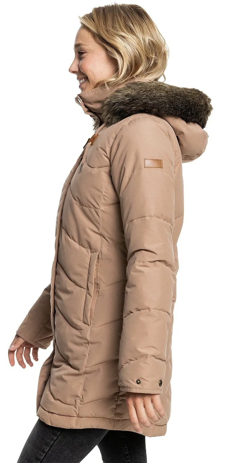 coat Roxy Ellie - CMA0/Woodsmoke - women´s