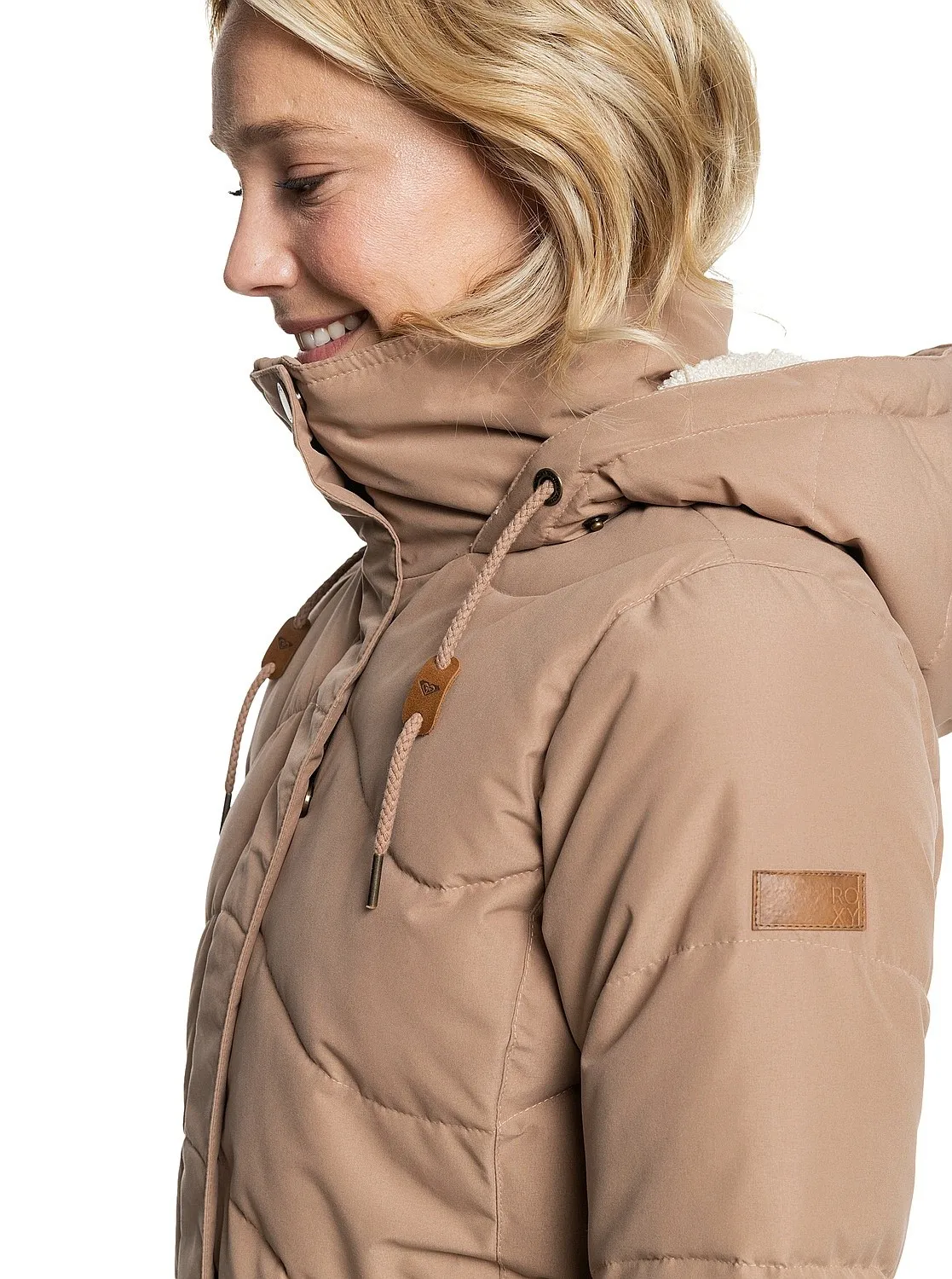 coat Roxy Ellie - CMA0/Woodsmoke - women´s