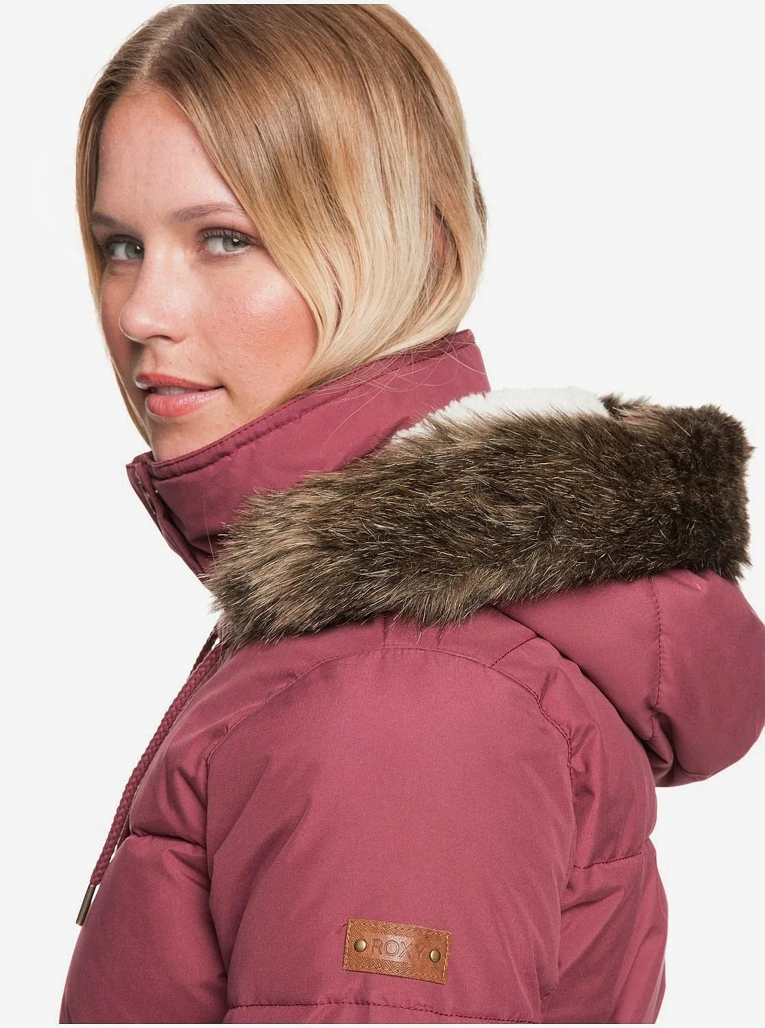 coat Roxy Ellie - RRE0/Oxblood Red - women´s