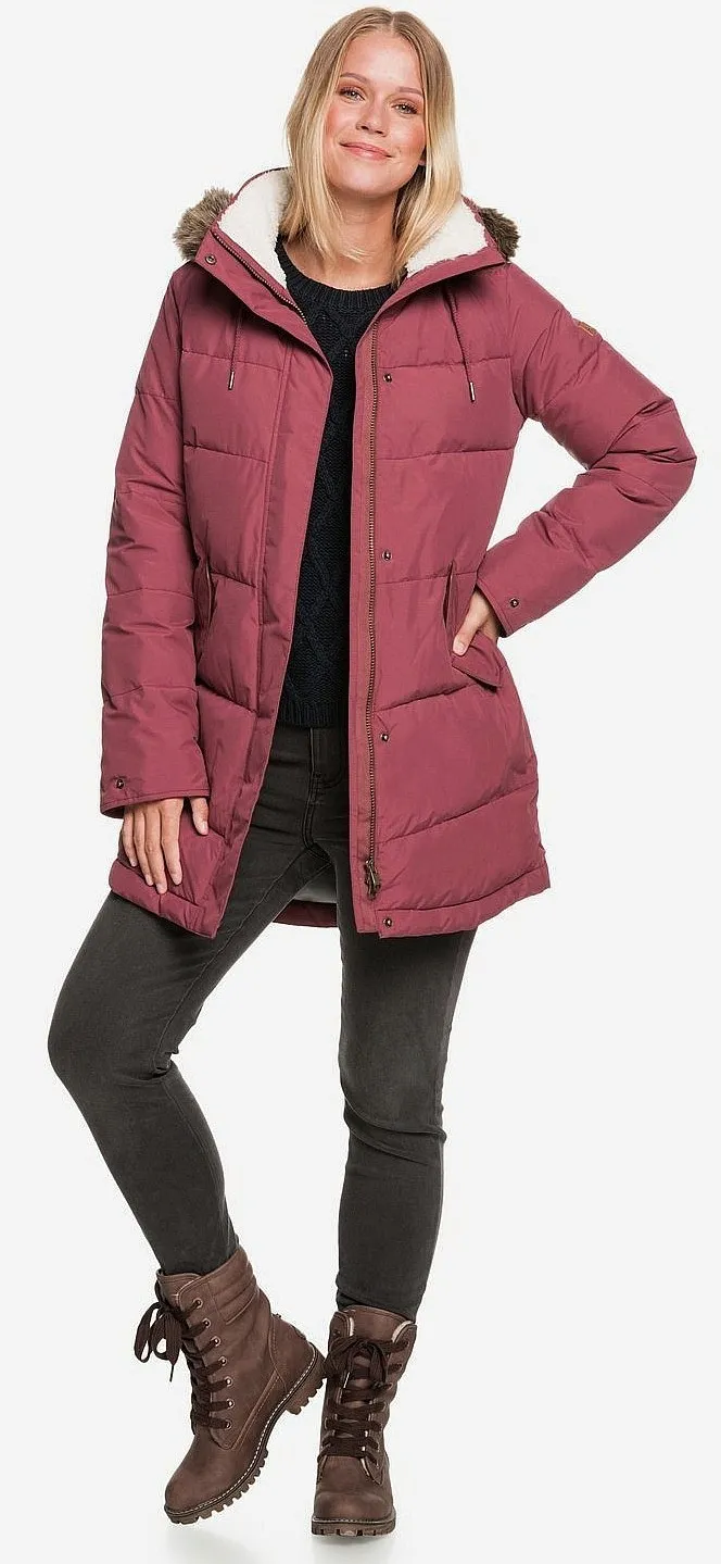 coat Roxy Ellie - RRE0/Oxblood Red - women´s