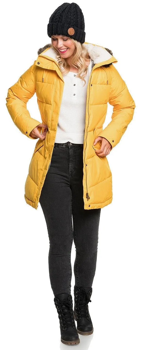 coat Roxy Ellie - YKK0/Golden Rod - women´s