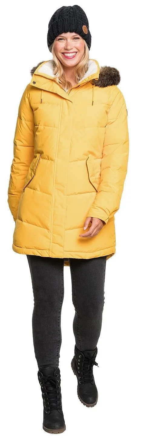 coat Roxy Ellie - YKK0/Golden Rod - women´s