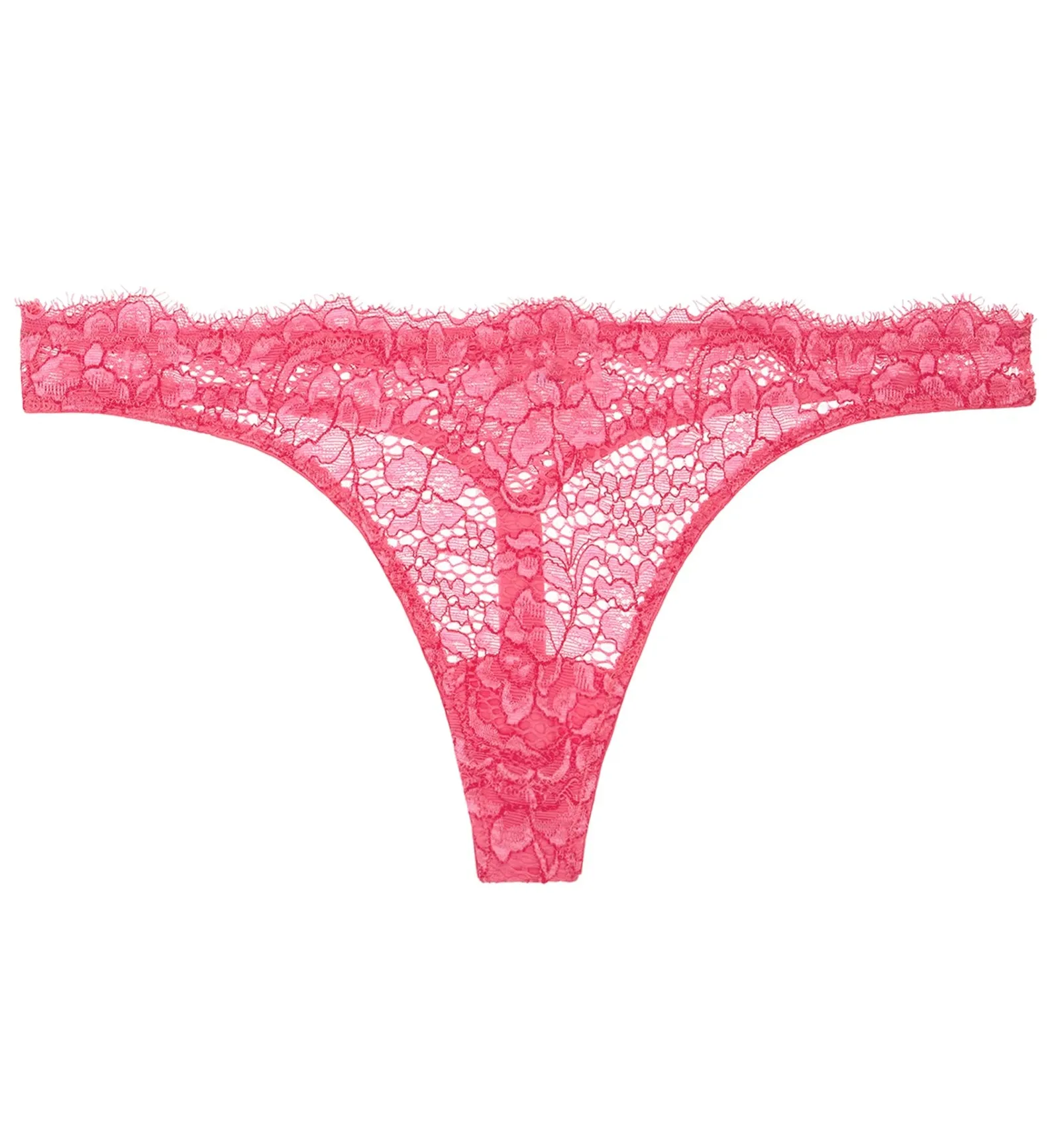 Cosabella Pret-A-Porter Modal Low Rise Thong (PRETA0322) - Miami Pink/Garnet