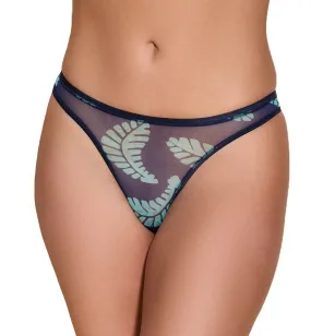 Cosabella Soire Confidence Print Classic Thong (SOICP0322) - Leaf