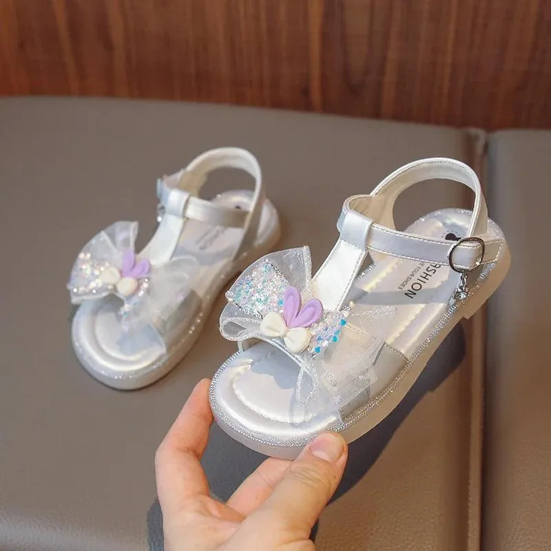 Cute Rabbit Ear Toddler Casual Sandal Shoes for Little Girls - G04011