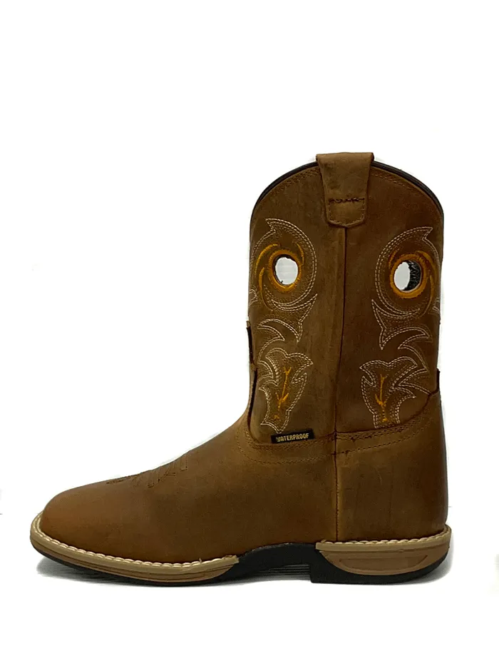 Dan Post DPC3964 Youth Storms Eye Jr Leather Boots Brown