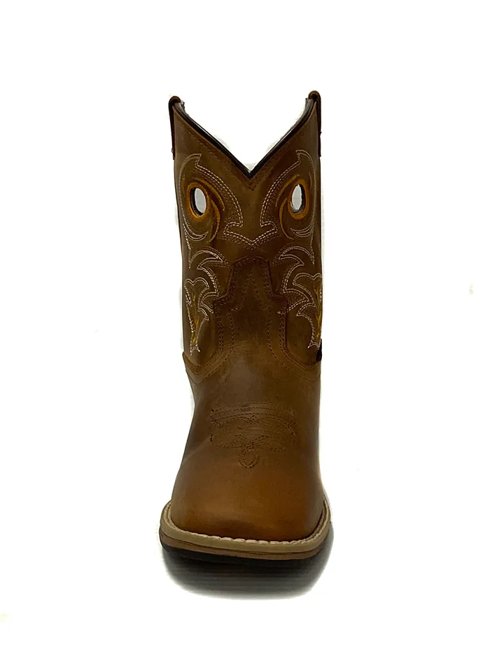 Dan Post DPC3964 Youth Storms Eye Jr Leather Boots Brown