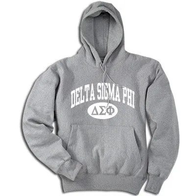 Delta Sigma Phi Hoodie, Printed Vertical Arc Design - G185 - CAD