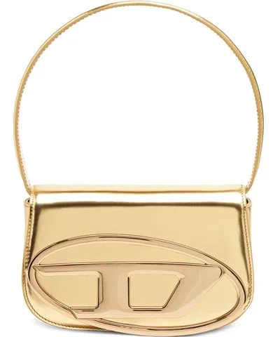 Diesel 1DR - Iconic shoulder bag in mirrored leather