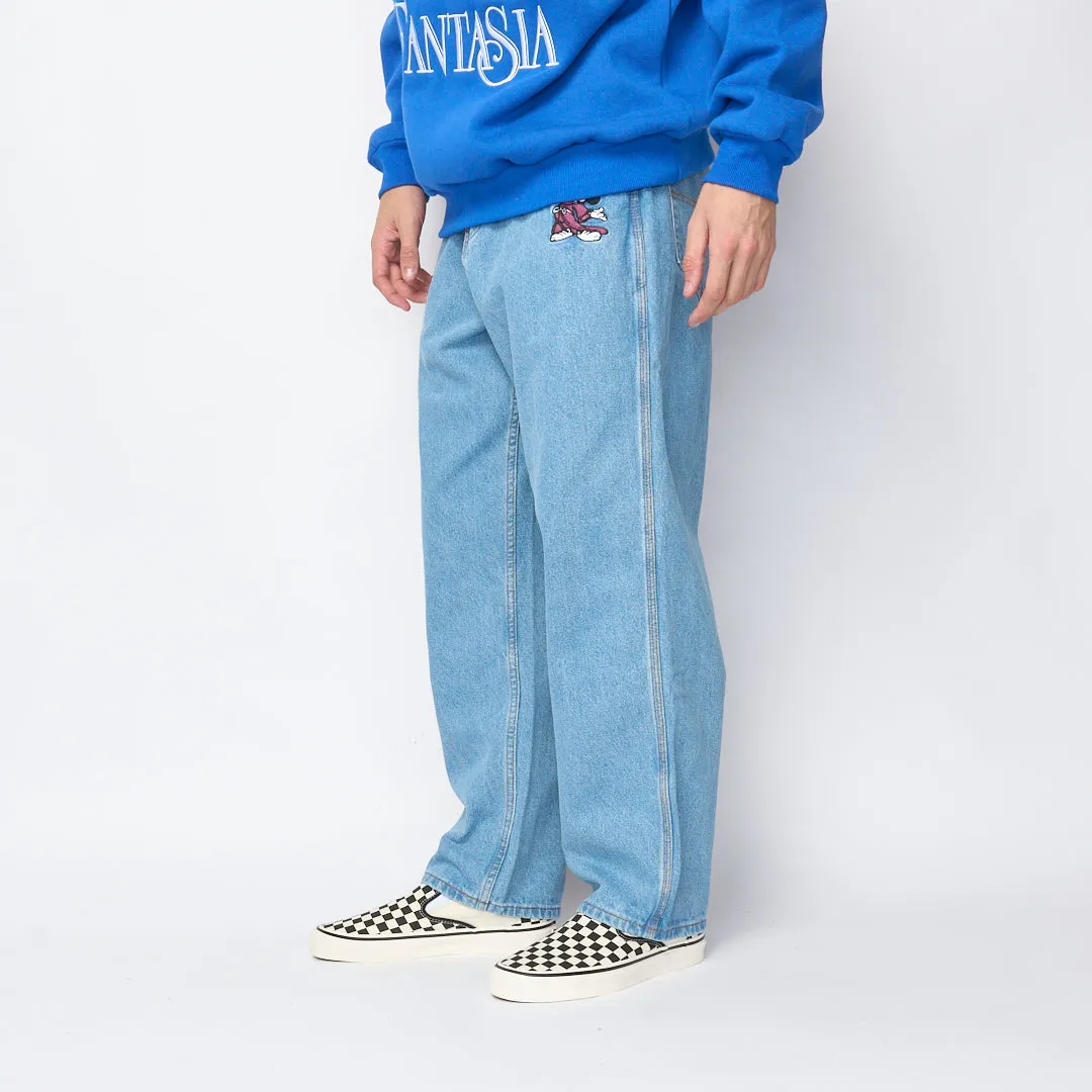 Disney x Butter Goods - Fantasia Baggy Denim Jeans (Washed Indigo)