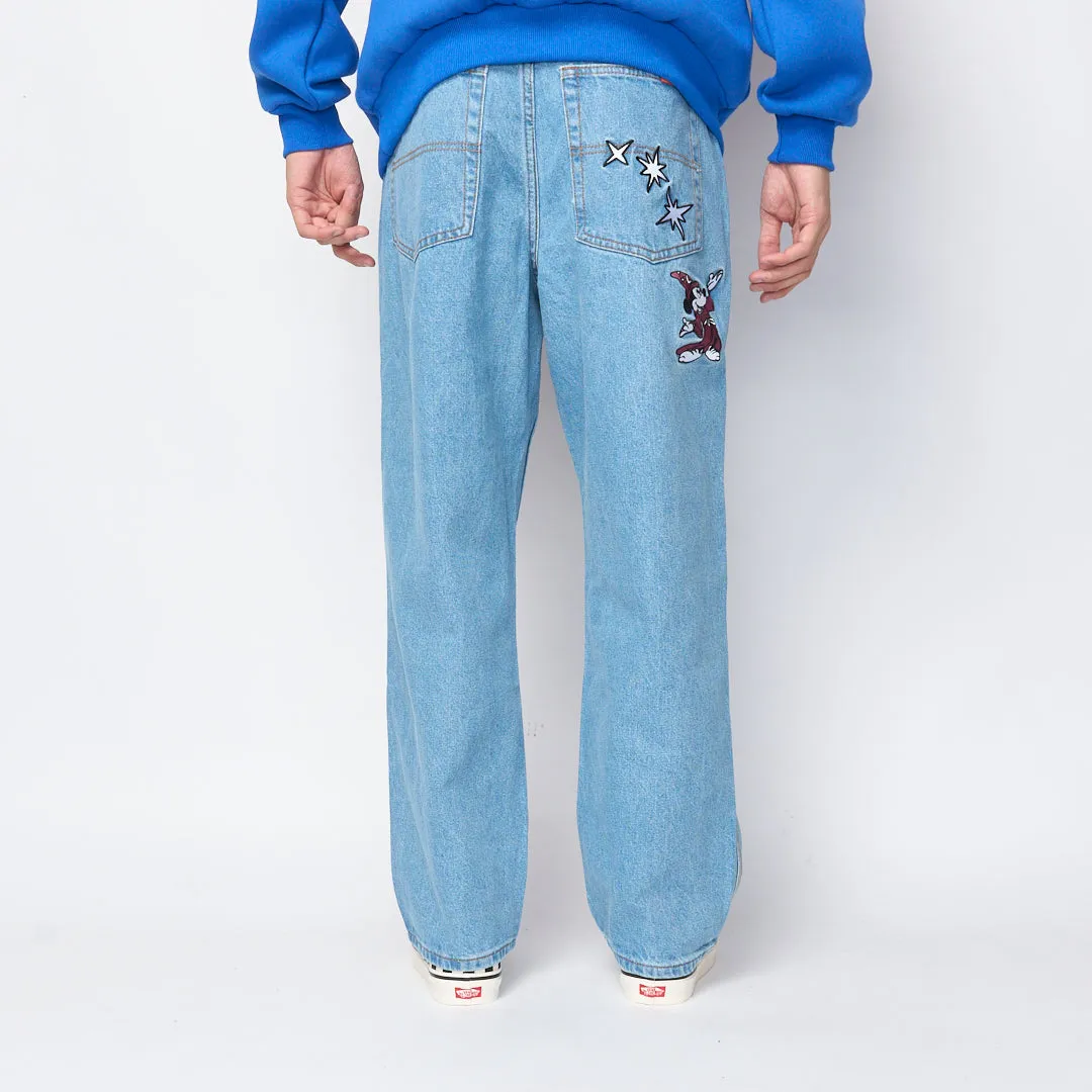 Disney x Butter Goods - Fantasia Baggy Denim Jeans (Washed Indigo)