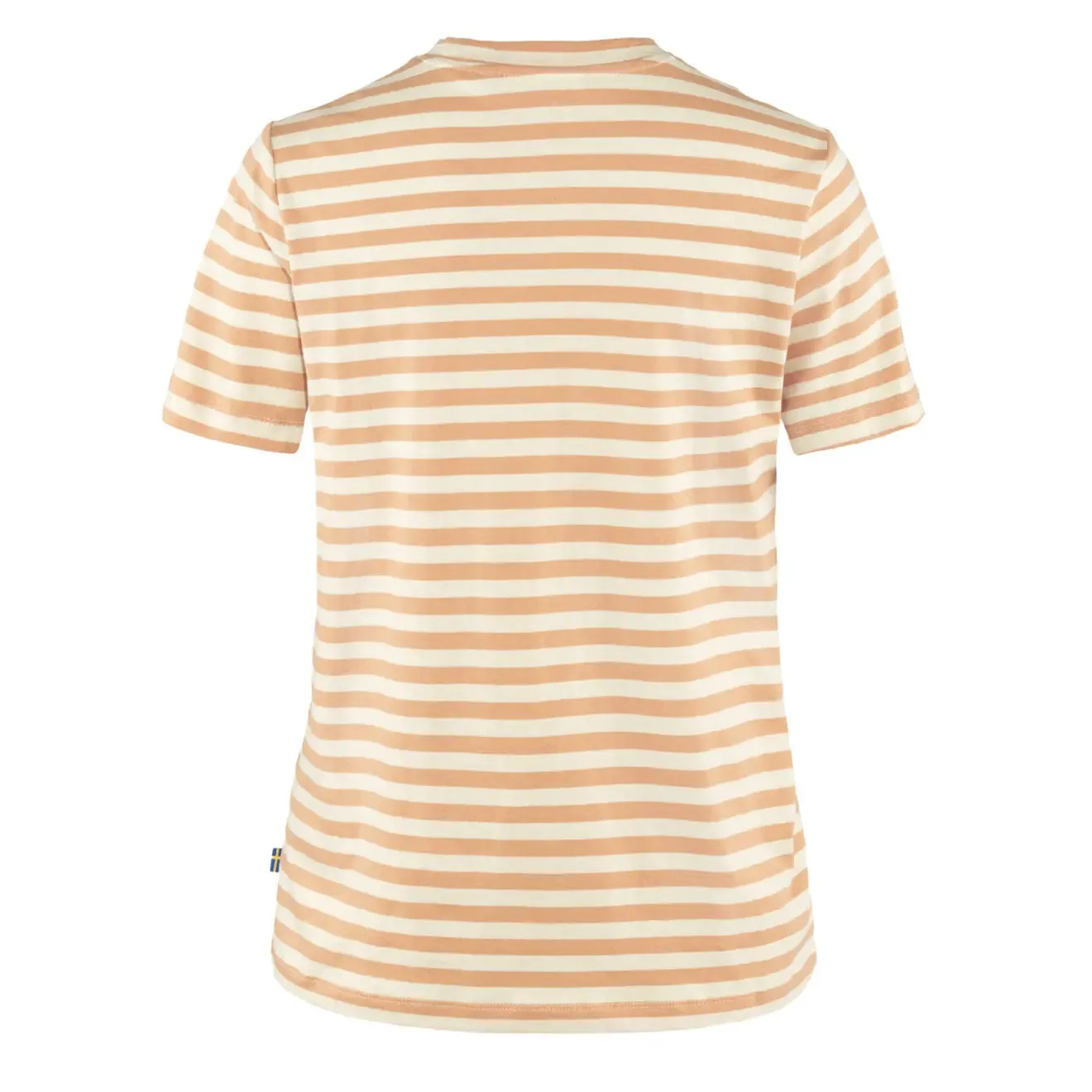 Fjallraven Womens Striped T-Shirt Landsort Pink / Chalk White