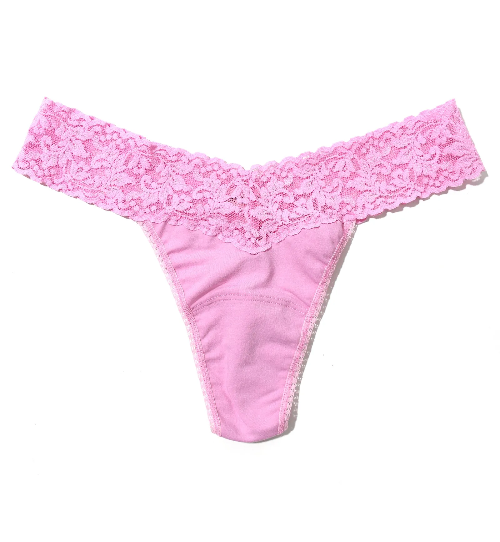 Hanky Panky Cotton Low Rise Thong (891581P) - Lotus Flower