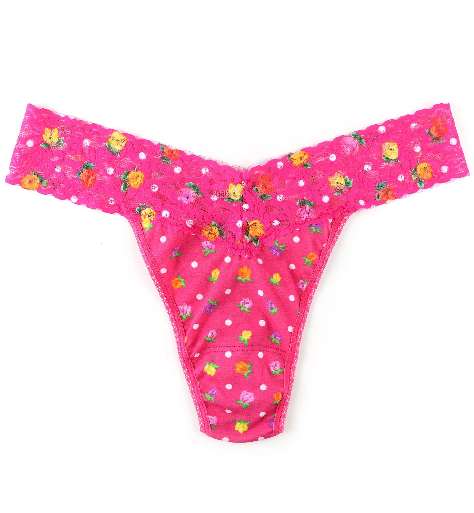 Hanky Panky Printed Organic Cotton Original Rise Thong (PR891801) - Heidi