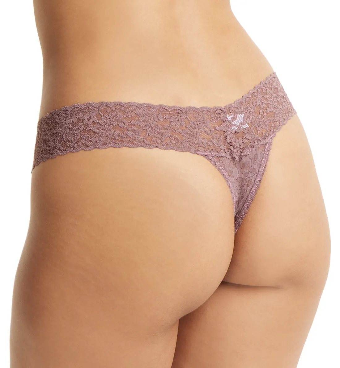 Hanky Panky Signature Lace Low Rise Thong (4911P) - Artichoke Heart