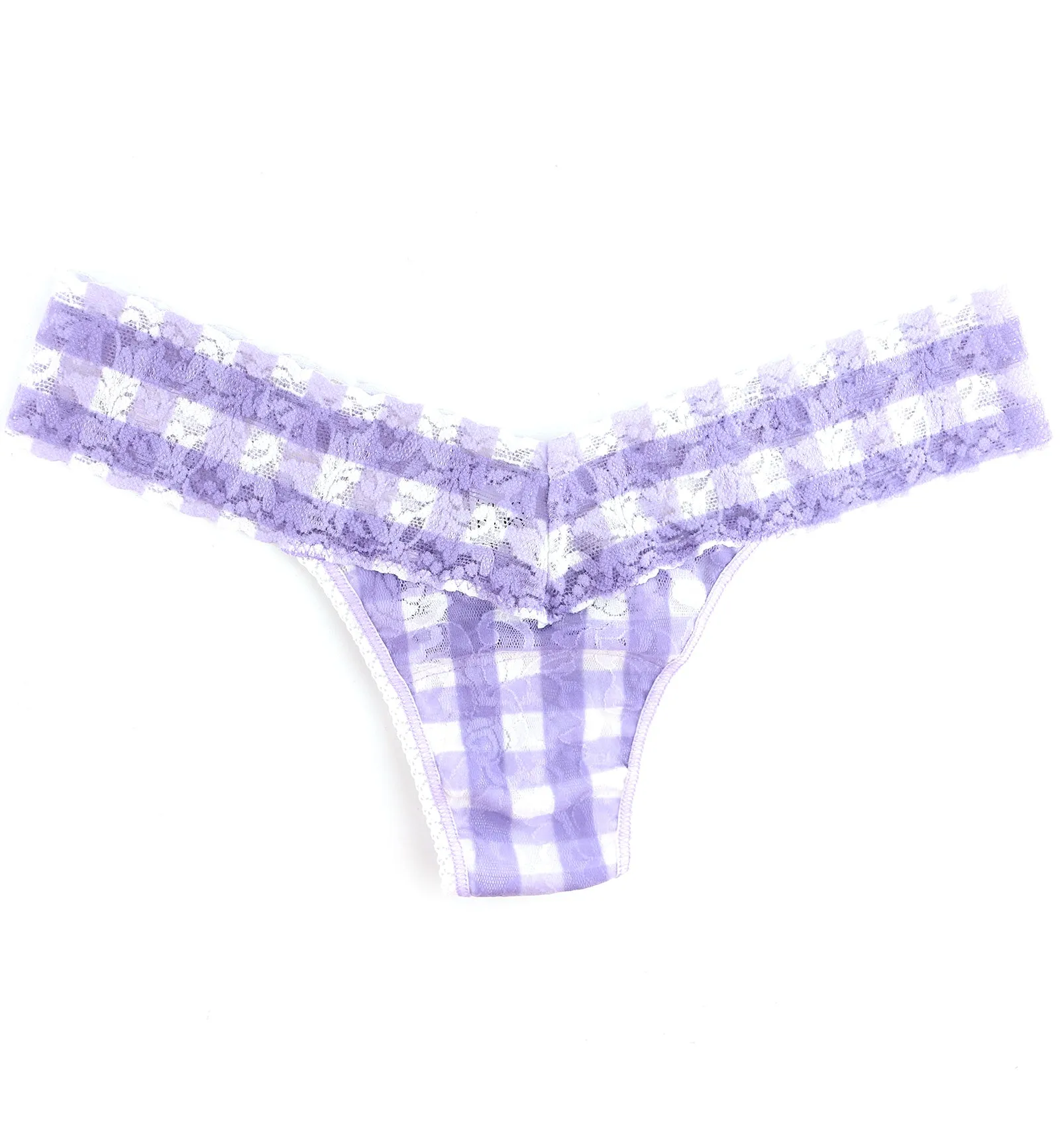 Hanky Panky Signature Lace Printed Low Rise Thong (PR4911P) - Varsity Gingham