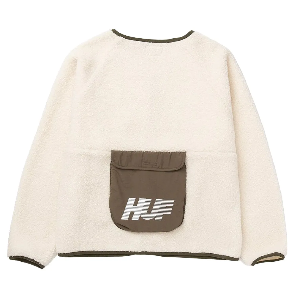 HUF 10K SHERPA JACKET // NATURAL